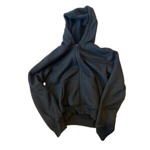 Kenneth Cole Black Full Zip Hoodie Mens XL